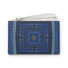 Load image into Gallery viewer, Clutch Bag Spring &quot;Blue Abstract Print&quot;
