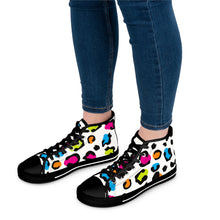 Load image into Gallery viewer, Animal Print Custom Design Women's High Top Sneakers
